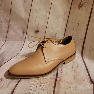 COPY - Everlane "Modern Oxford" Nude Leather Lace-up Shoes Made in Italy 8M MSR…